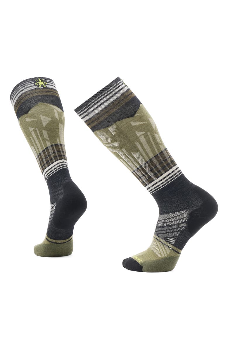 Smartwool Targeted Cushioning Over the Calf Summit Ski Socks, Main, color, Black