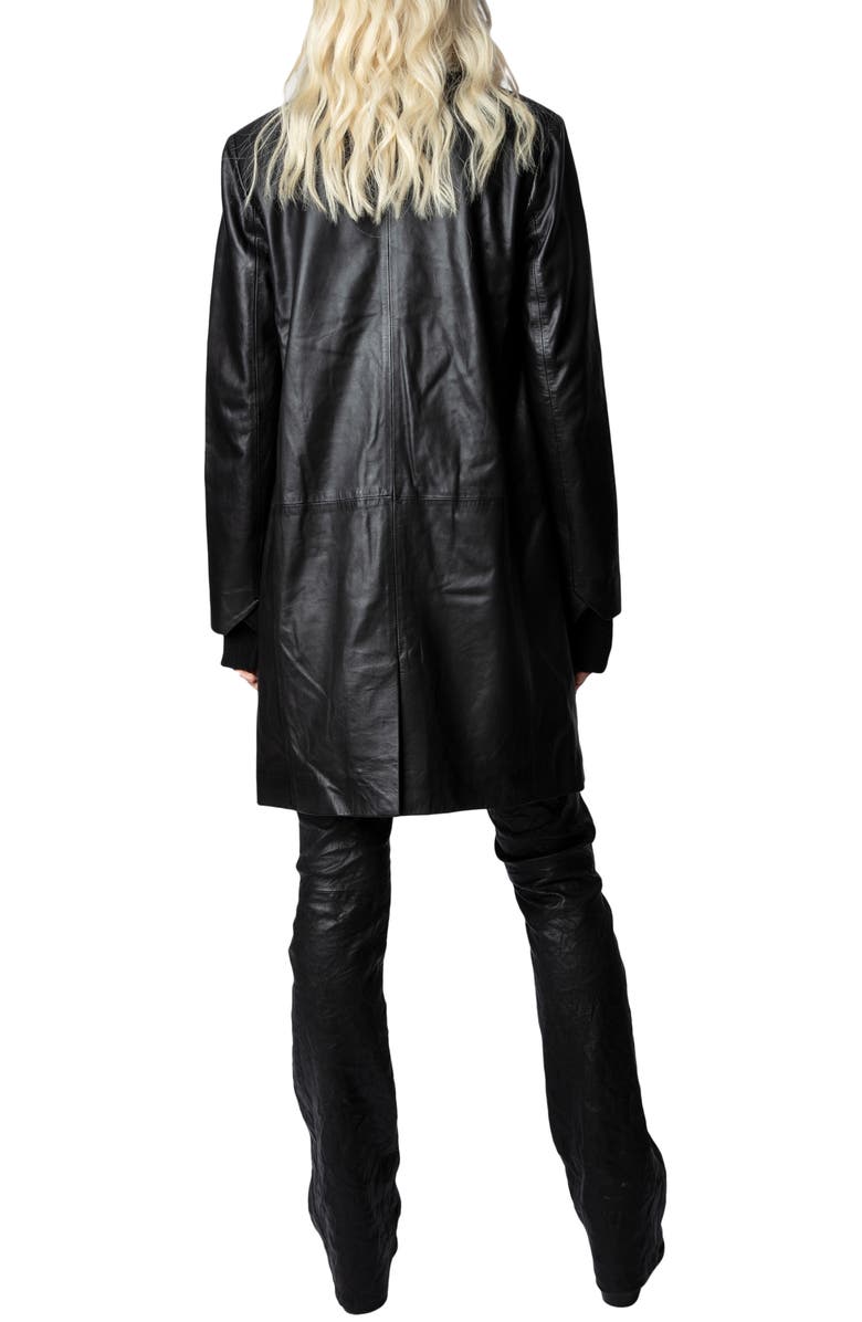 Zadig & Voltaire Monarque Smooth Jacket, Alternate, color,