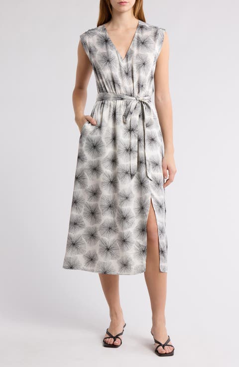 Tie Waist Midi Dress