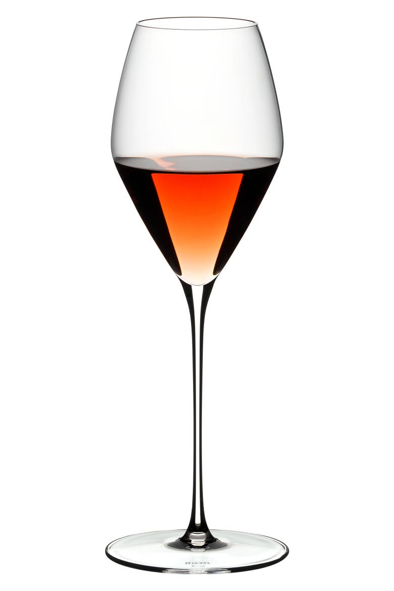 Veloce Rose Wine Glass, Set of 2, Alternate, color, CLEAR