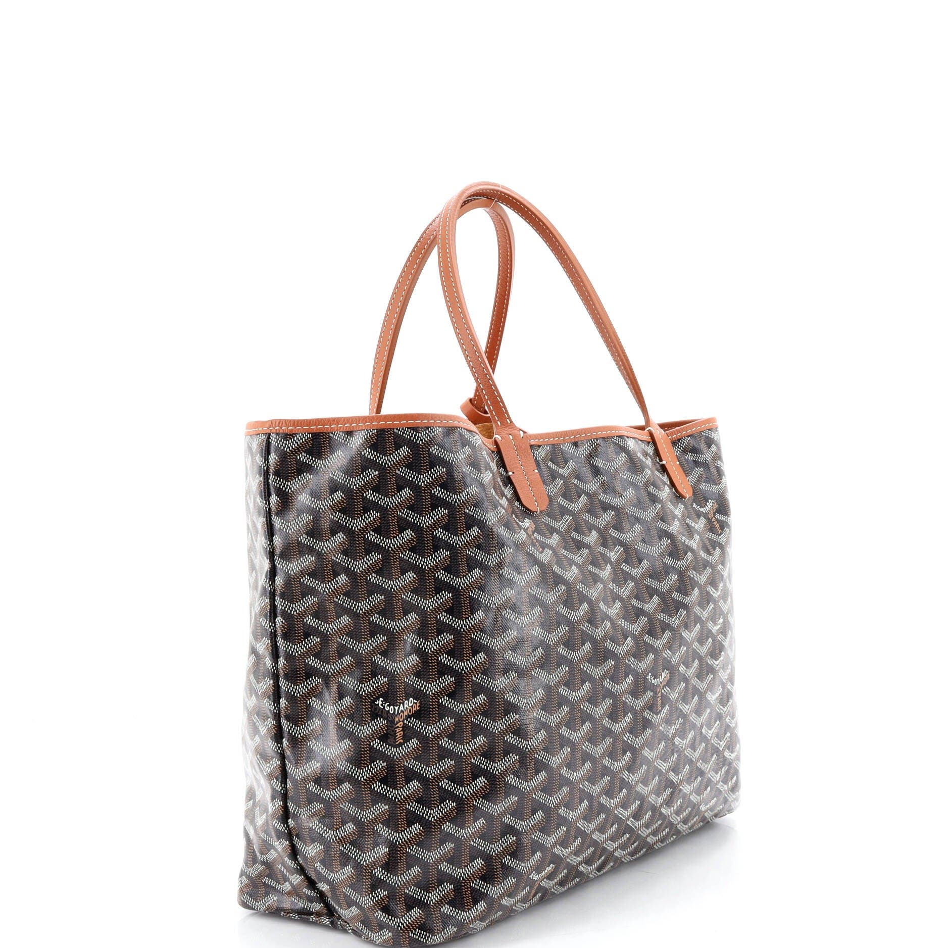Pre-Owned Goyard Saint Louis Tote Coated Canvas PM, Alternate, color, Brown