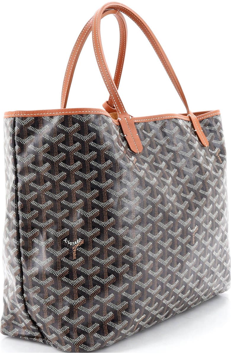 Pre-Owned Goyard Saint Louis Tote Coated Canvas PM, Alternate, color, Brown