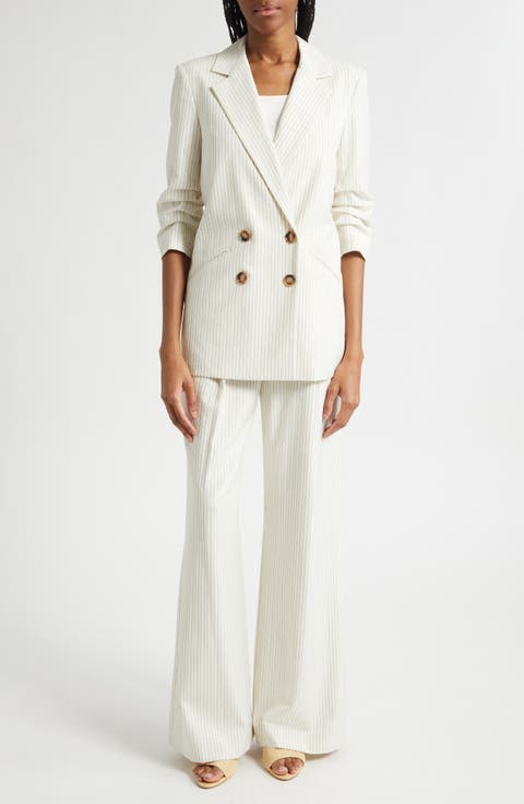 Rupert Metallic Pinstripe Dickey Jacket