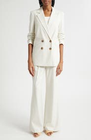 Veronica Beard Rupert Pinstripe Dickey Jacket