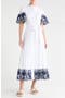 Southampton Embroidered Maxi Shirtdress