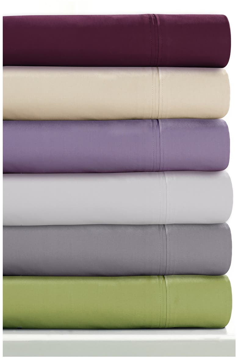 350 Thread Count Cotton Percale Sheet Set, Alternate, color, IVORY
