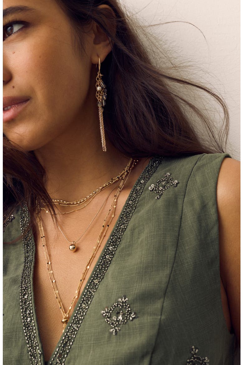 Embellished Vest, Alternate, color, HUNTER GREEN
