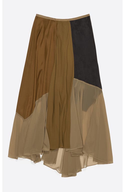 Bimba Y Lola Patchwork Skirt In Multi