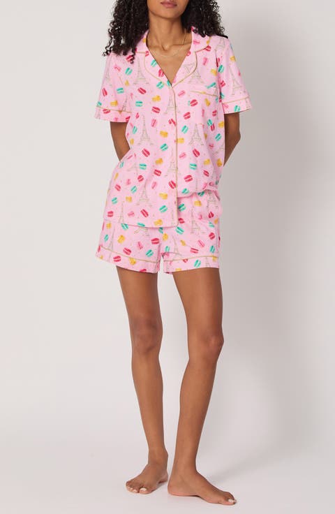 Print Short Pajamas (Regular & Plus)