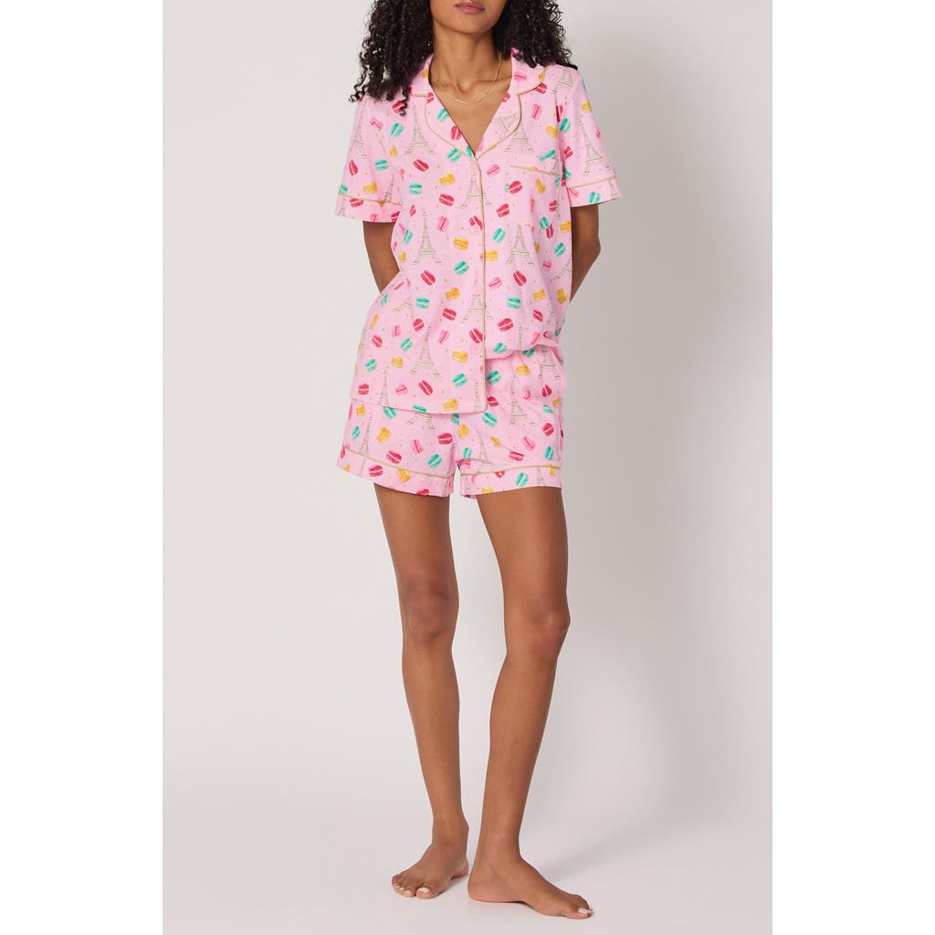 Bedhead Pajamas Print Short Pajamas In Purple