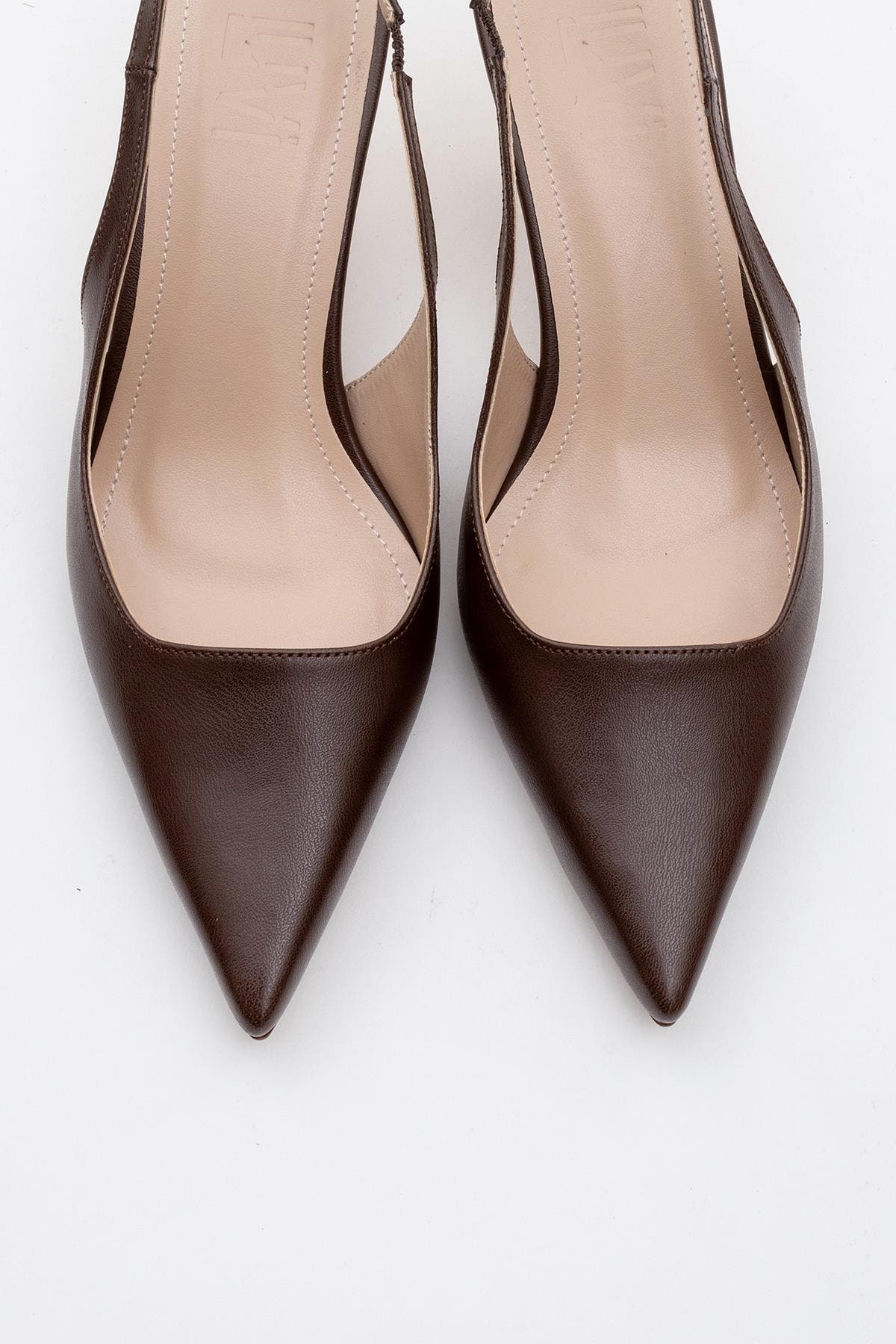 Prologue Shoes Marten Slingback Pointed Toe Pump, Alternate, color, Brown