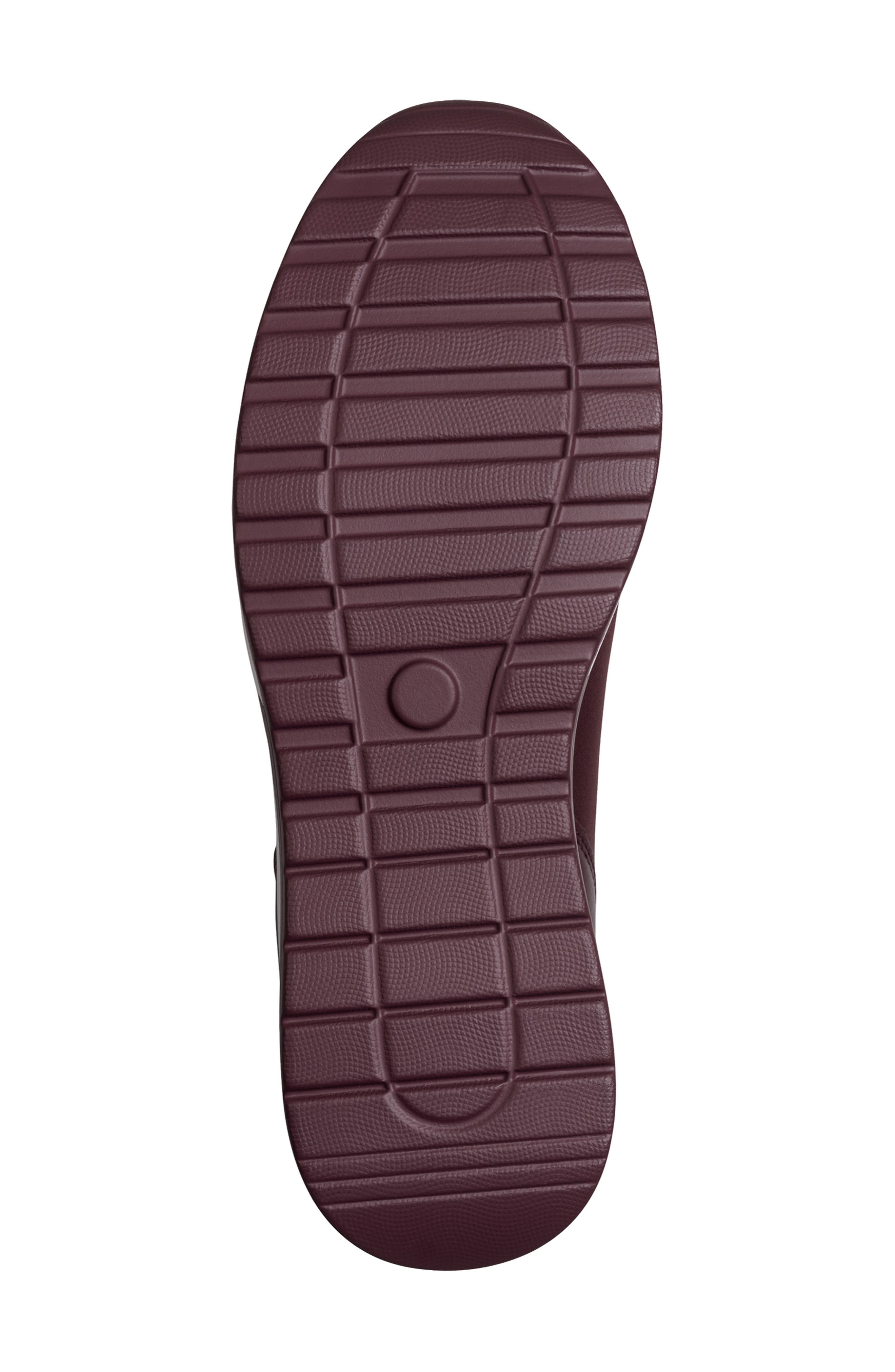 DKNY Cait Wedge Sneaker, Alternate, color, Burgundy