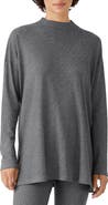 Eileen Fisher Mock Neck Long Sleeve Top