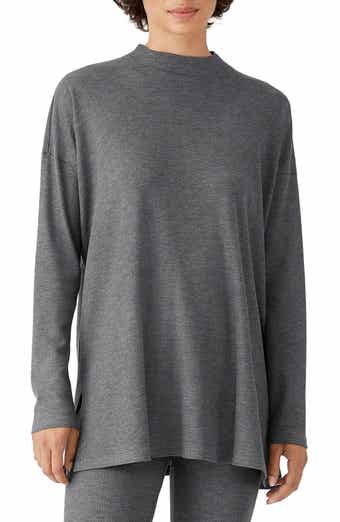 Eileen Fisher Mock Neck Long Sleeve Top