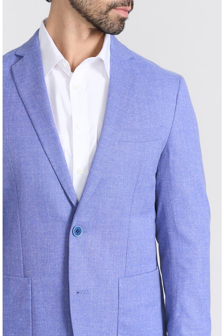 Gantona Textured Sport Coat, Alternate, color, PURPLE