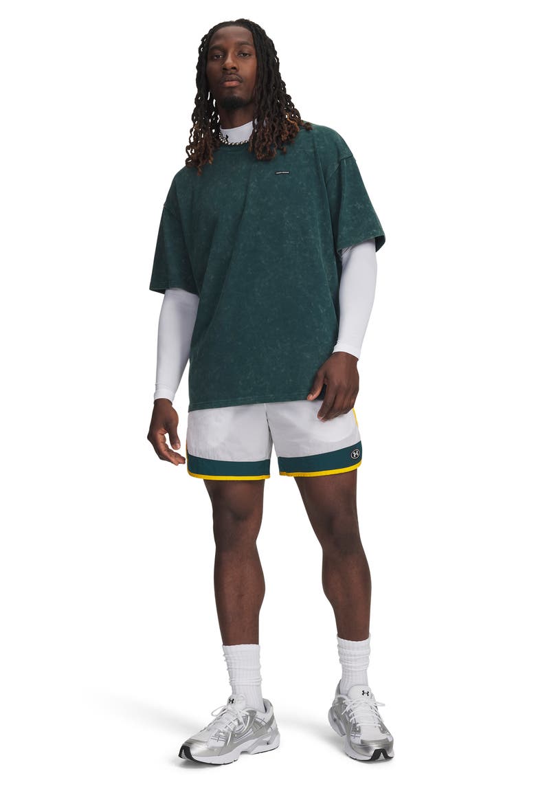 Icon Woven Track Shorts, Alternate, color, WHITE