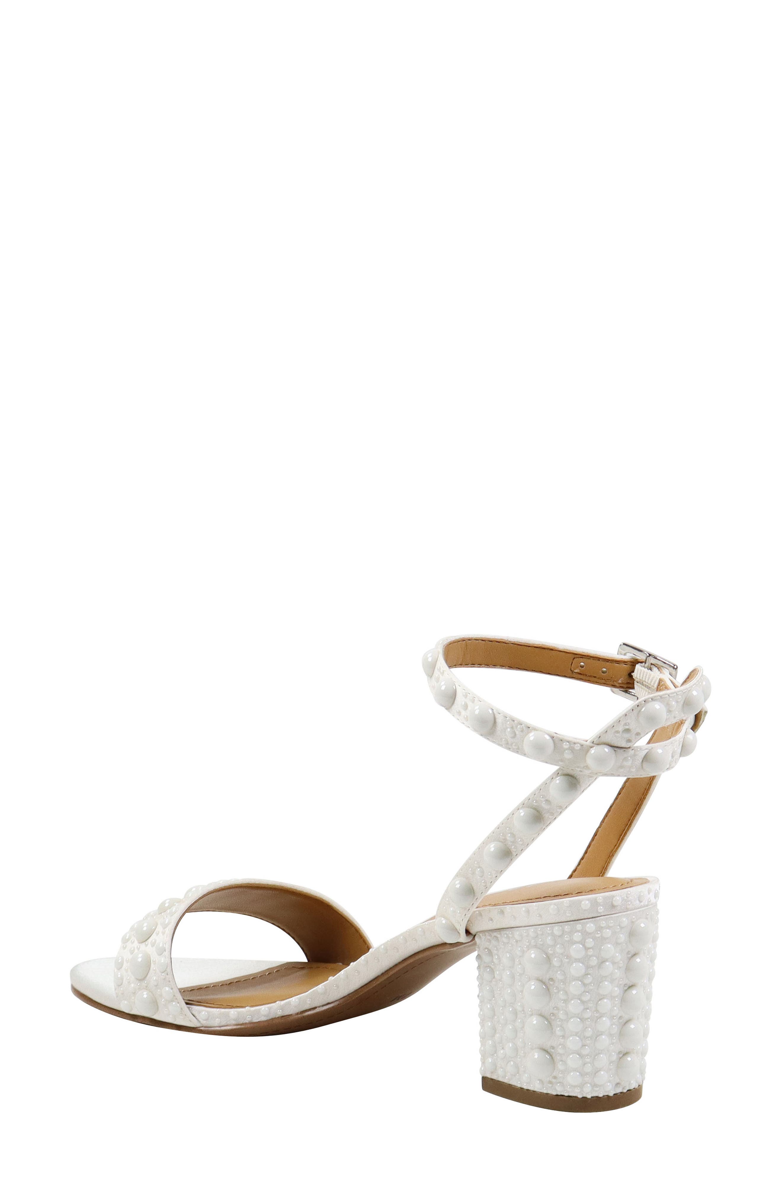 J. Reneé Rulata Ankle Strap Sandal, Alternate, color, White