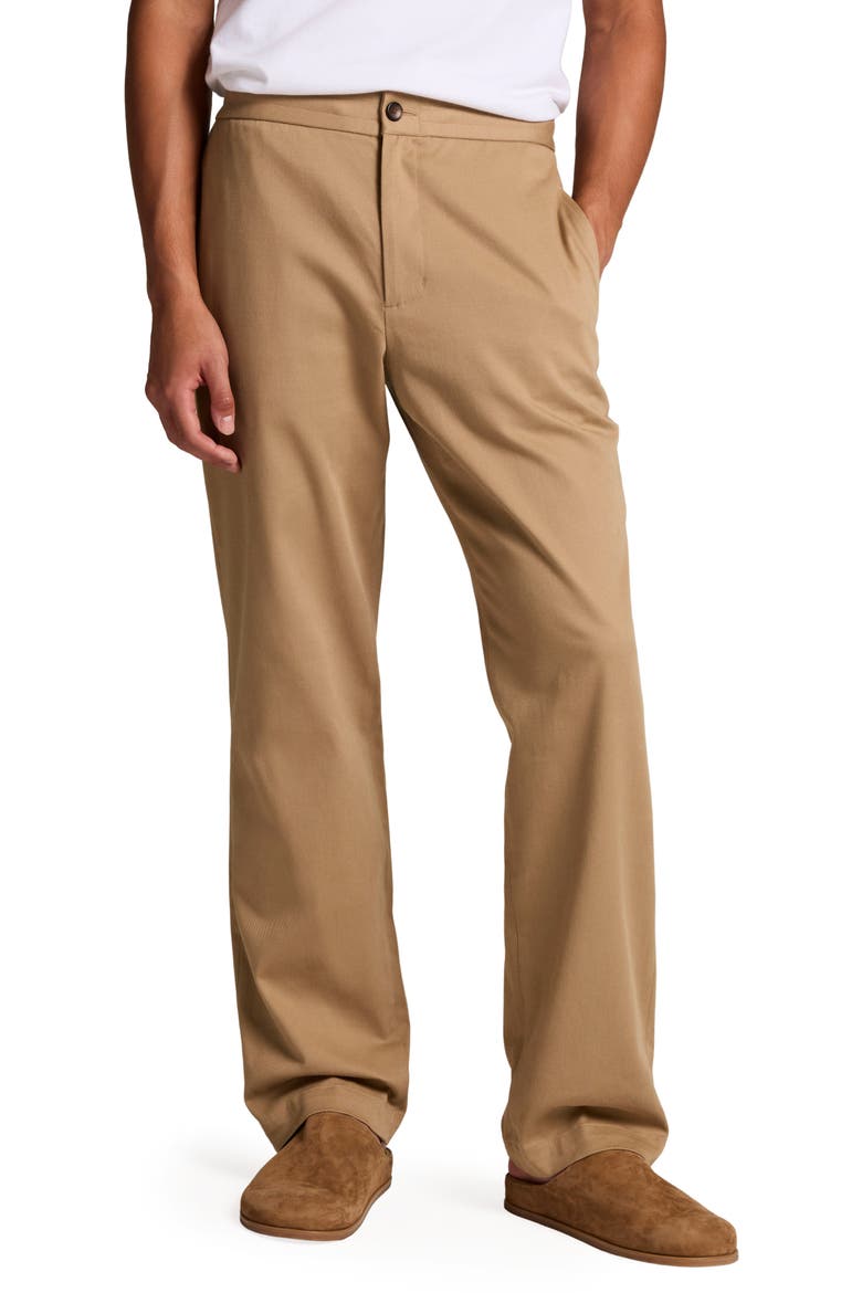 Louie Soft Cotton Trousers, Main, color, SLATE KHAKI
