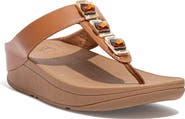 FitFlop Fino Crystal Wedge Flip Flop Sandal