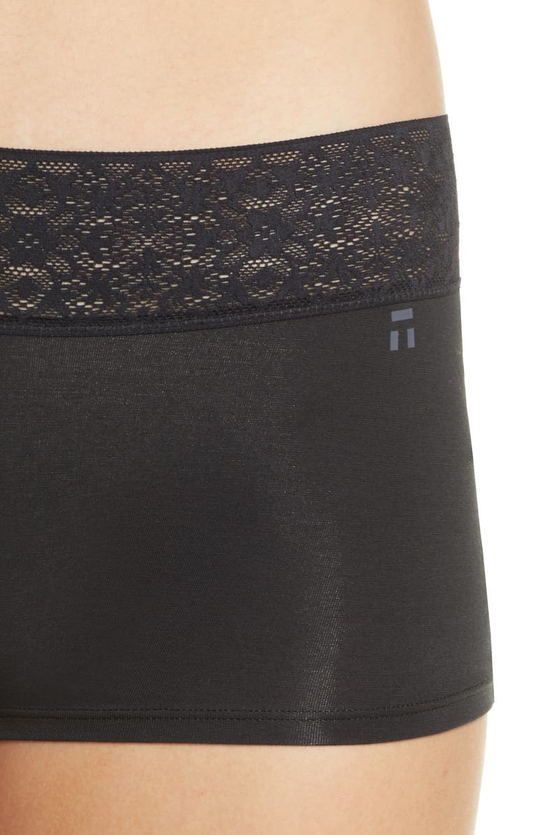 Tommy John Cool Cotton Lace Boyshorts, Alternate, color, 