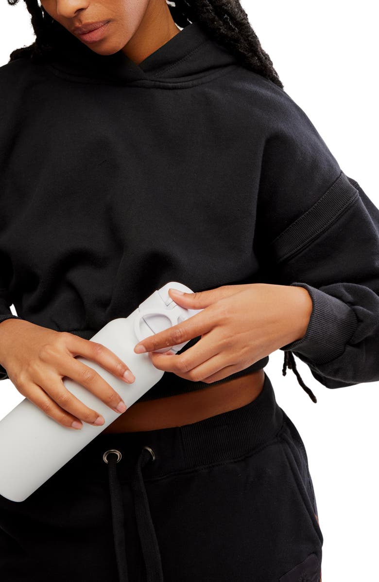 Free People Snow Flow Crop Hoodie, Alternate, color, 