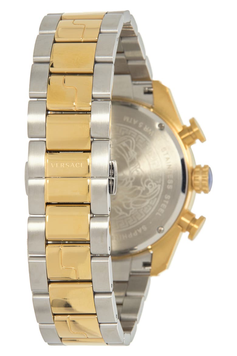Men's V-Extreme Pro Bracelet Watch, 46mm, Alternate, color, TWO TONE