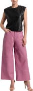 AS by DF Ruby Leather Wide Leg Jeans