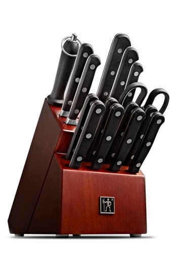 Henckels Cutlery Classic Precision Knife Block 16-piece Set In Silver