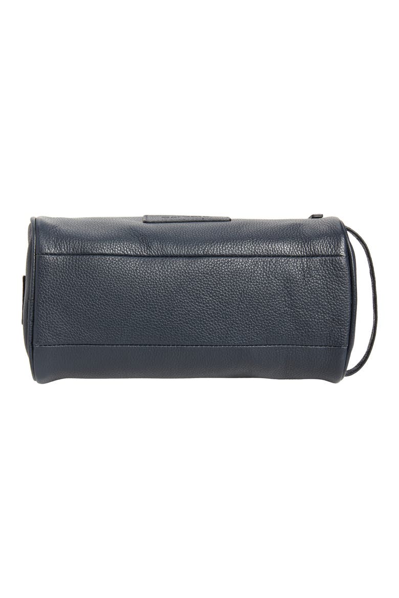 Leather Travel Kit, Alternate, color, NAVY