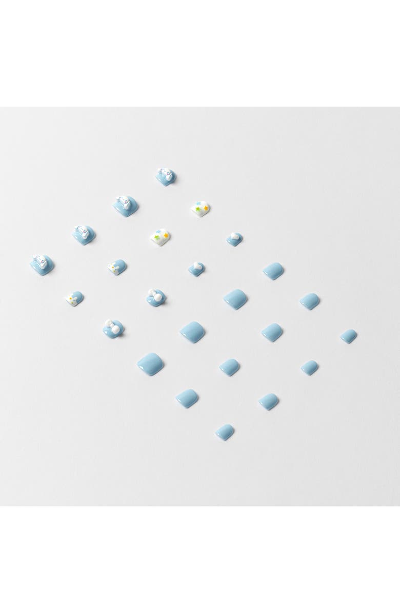 3H Nails Cinnamoroll Kids Luxury Handmade Press-On Nails - 24-Piece Kit, Alternate, color, Baby Blue