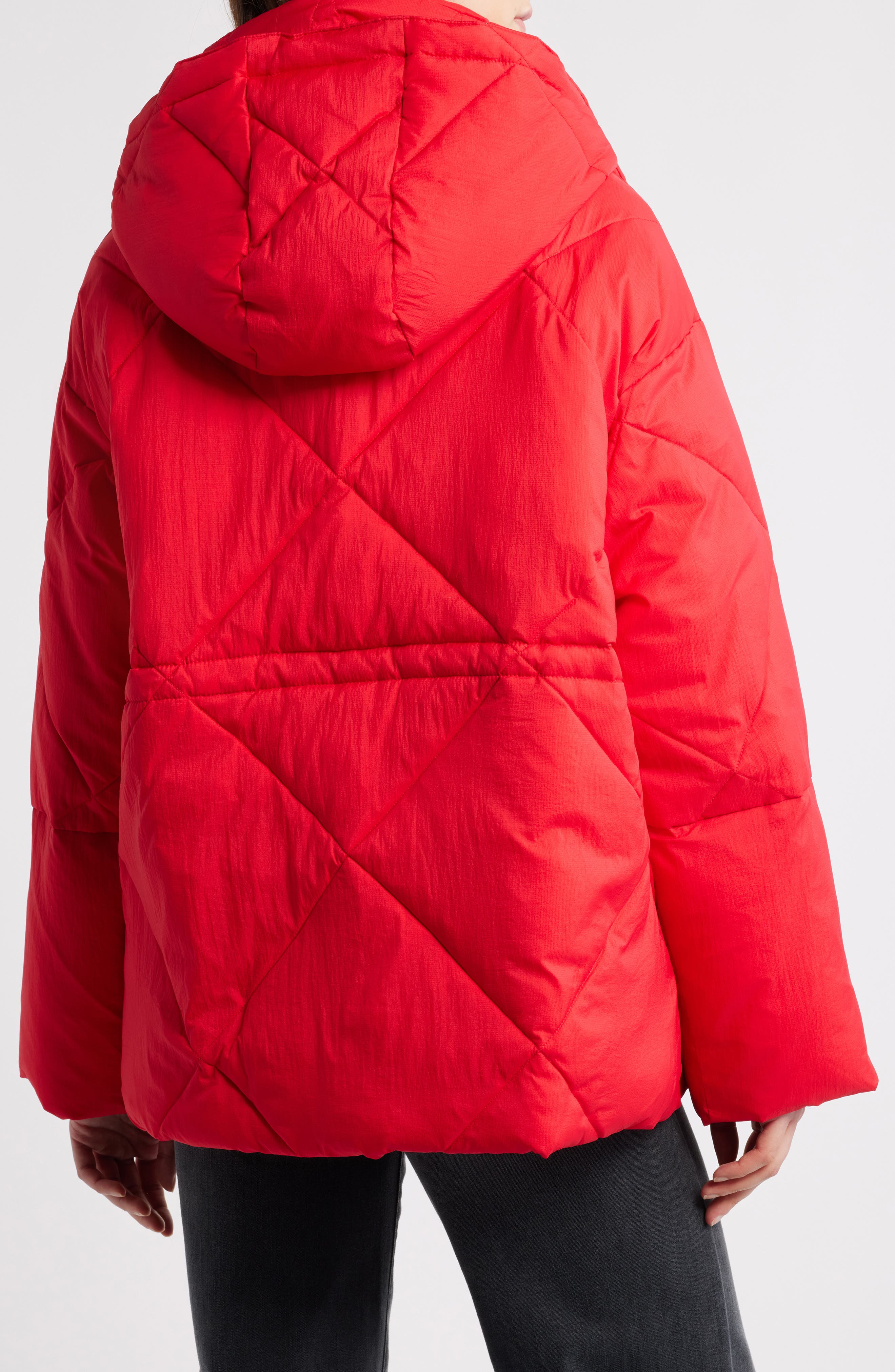 Quilted Water Repellent Hooded Jacket - image 4