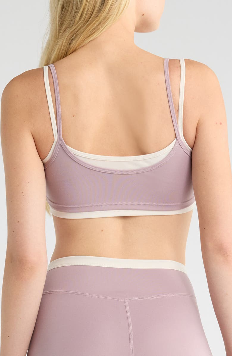PacSun Double Layer Active Bra, Alternate, color, Quail