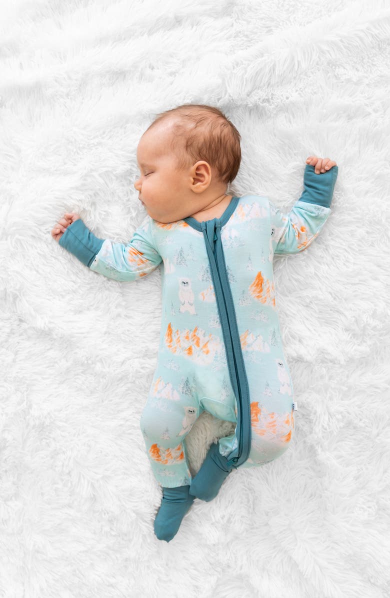 Laree + Co Jude Convertible Footie, Alternate, color, Blue