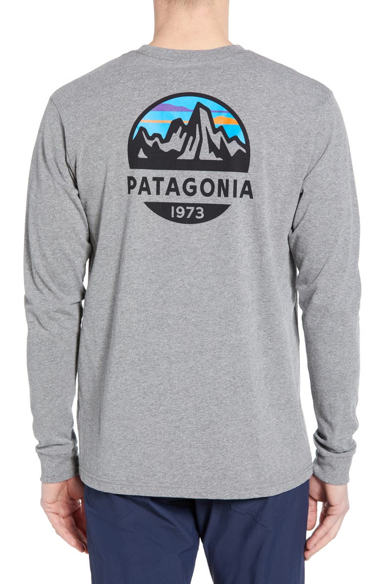 Patagonia Fitz Roy Scope Long Sleeve Responsibili-Tee T-Shirt, Alternate, color, 