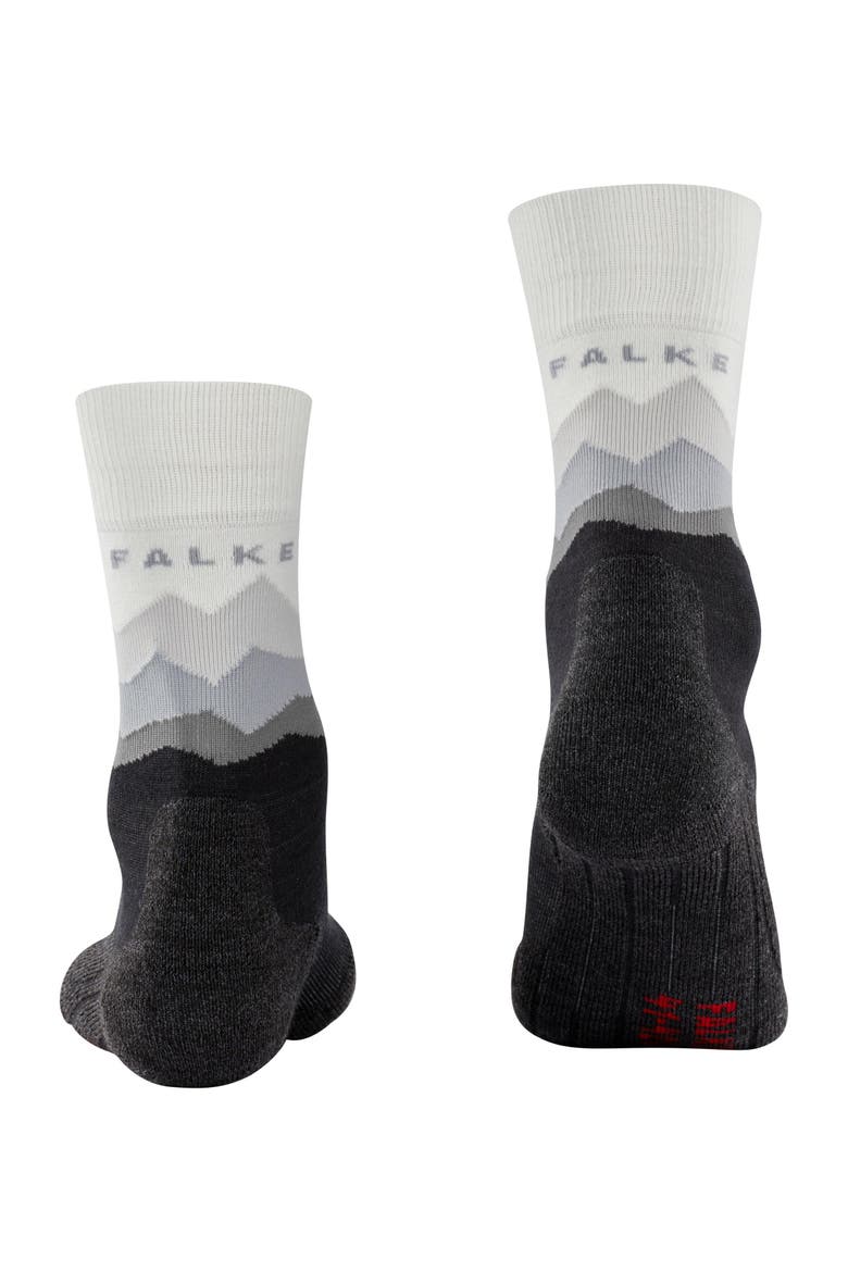 TK2 Explore Crest Hiking Socks, Alternate, color, Black