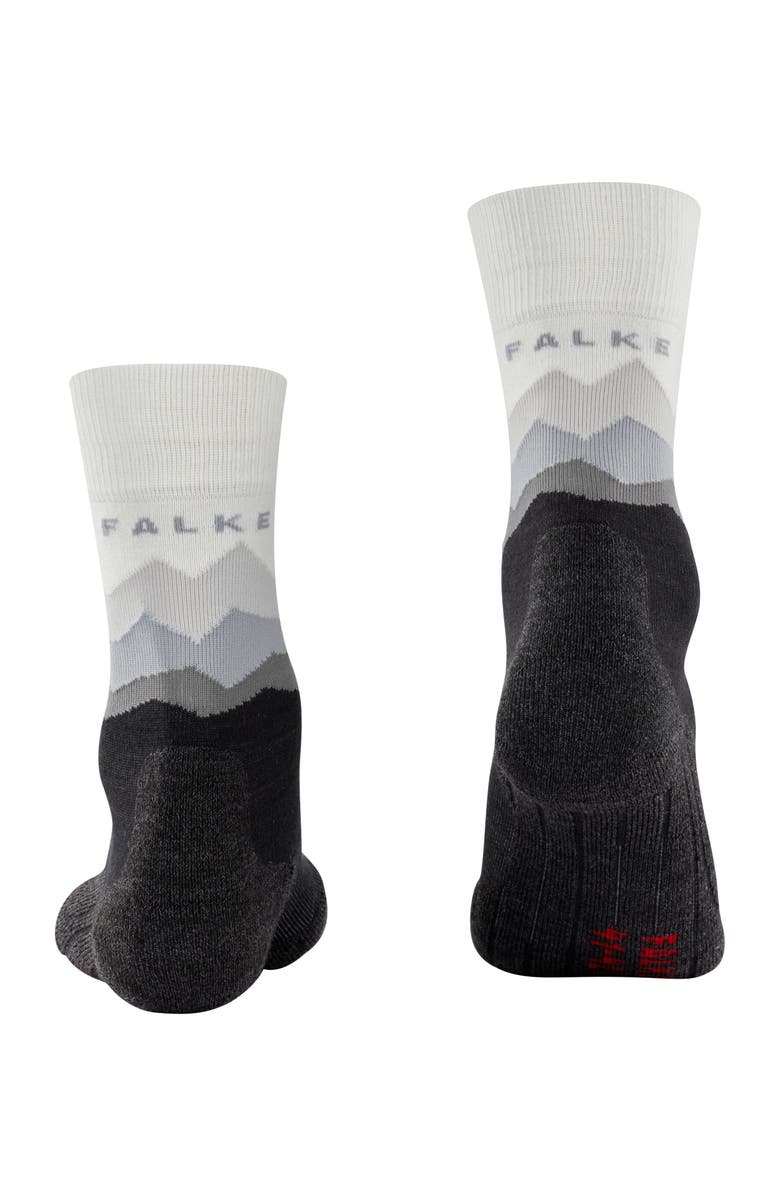 Falke TK2 Explore Crest Hiking Socks, Alternate, color, Black