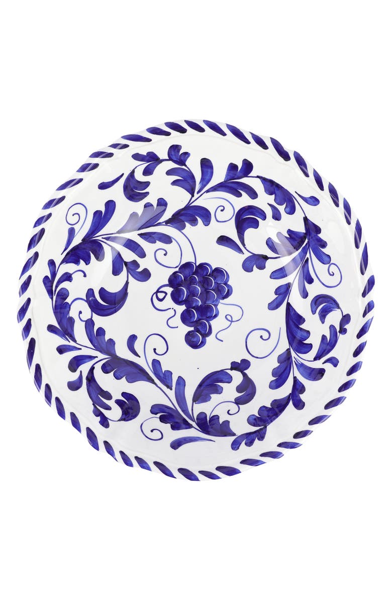 VIETRI Arezzo Serving Bowl, Alternate, color, Blue