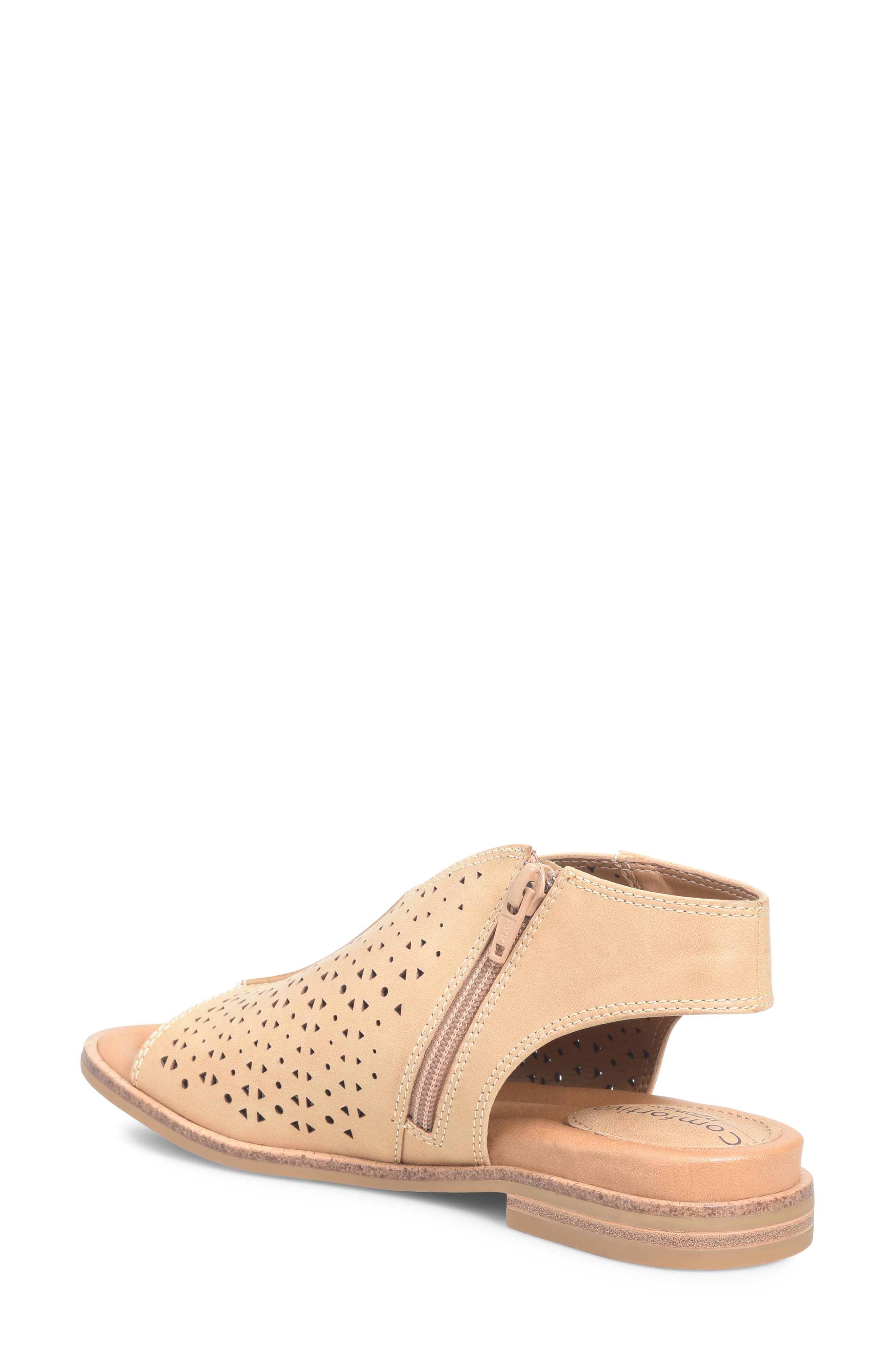 Delsie Cutout Sandal, Alternate, color, NEW CARAMEL