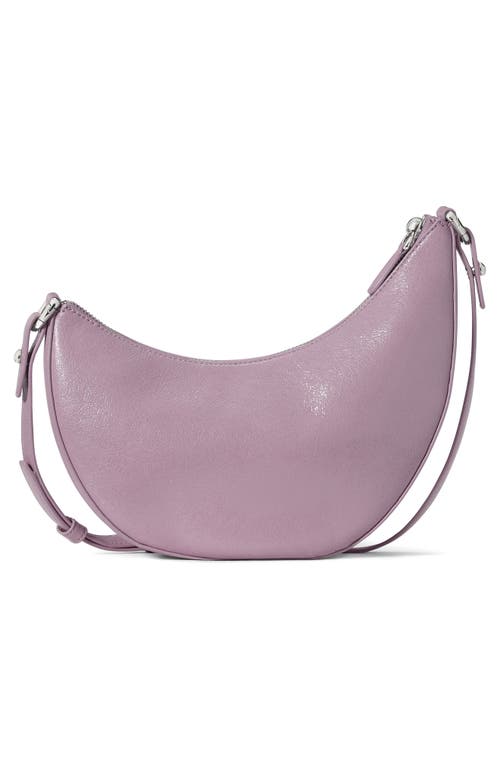 Kate Spade New York Duo Glazed Leather Crossbody Bag In Purple