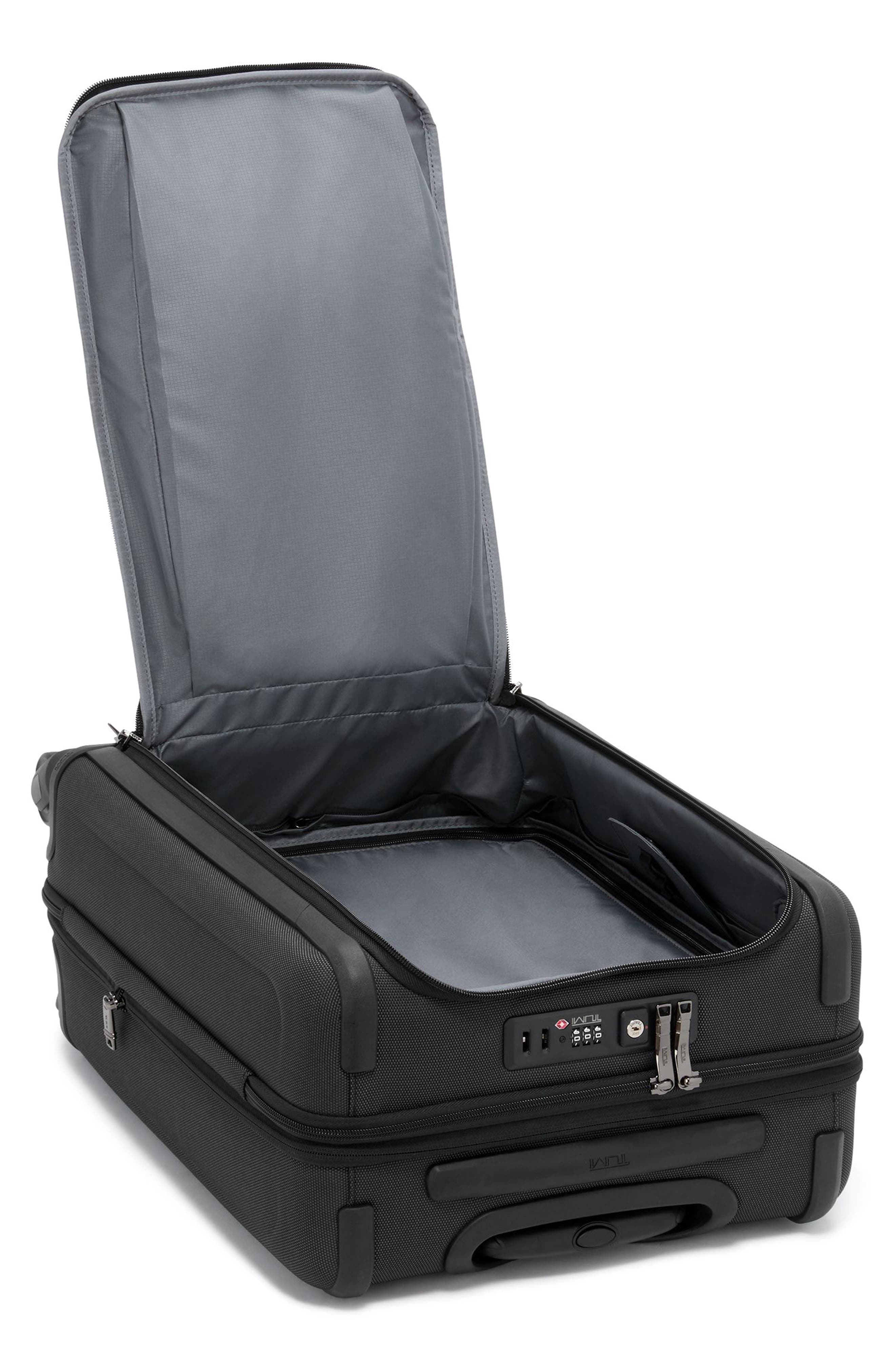 TUMI Alpha 22-Inch Continental Dual Access 4-Wheeled Carry-On, Alternate, color, Reflective Tumi Jacquard