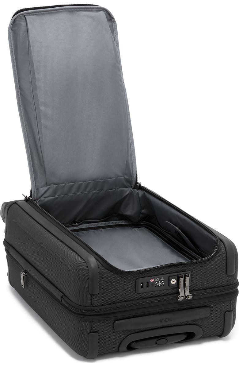 TUMI Alpha 22-Inch Continental Dual Access 4-Wheeled Carry-On, Alternate, color, Reflective Tumi Jacquard