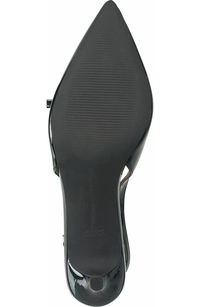 French Connection Quinny Slingback Kitten Heel, Alternate, color, Black