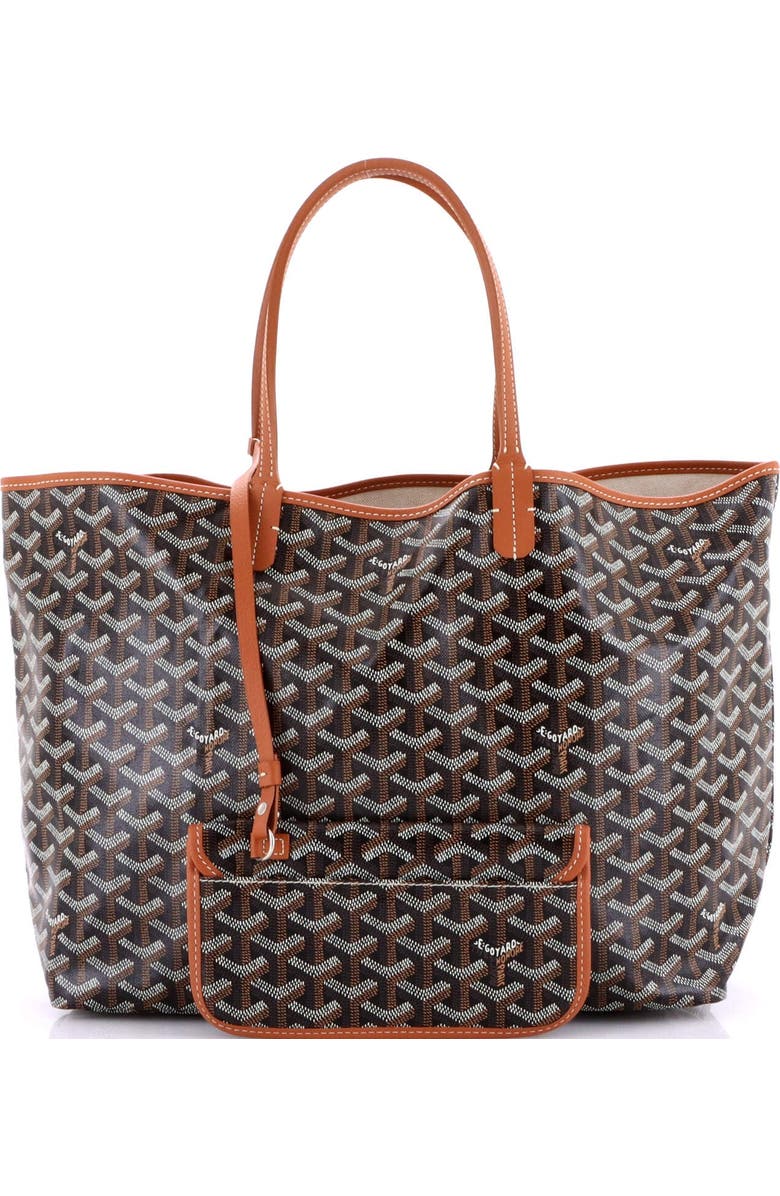 Pre-Owned Goyard Saint Louis Tote Coated Canvas PM, Alternate, color, Brown