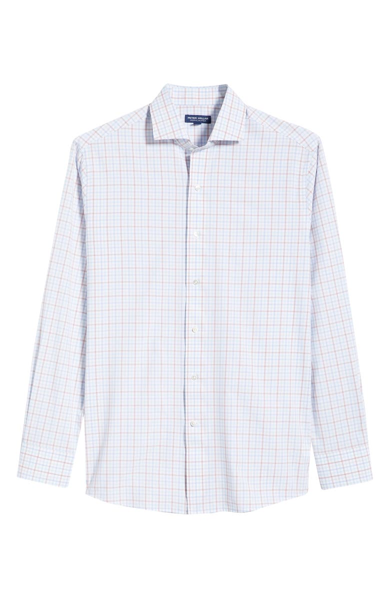 Peter Millar Crown Crafted Main Performance Poplin Button-Up Shirt, Main, color, 