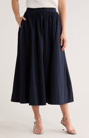 ELIE ELIE TAHARI Solid Pull-On Maxi Skirt