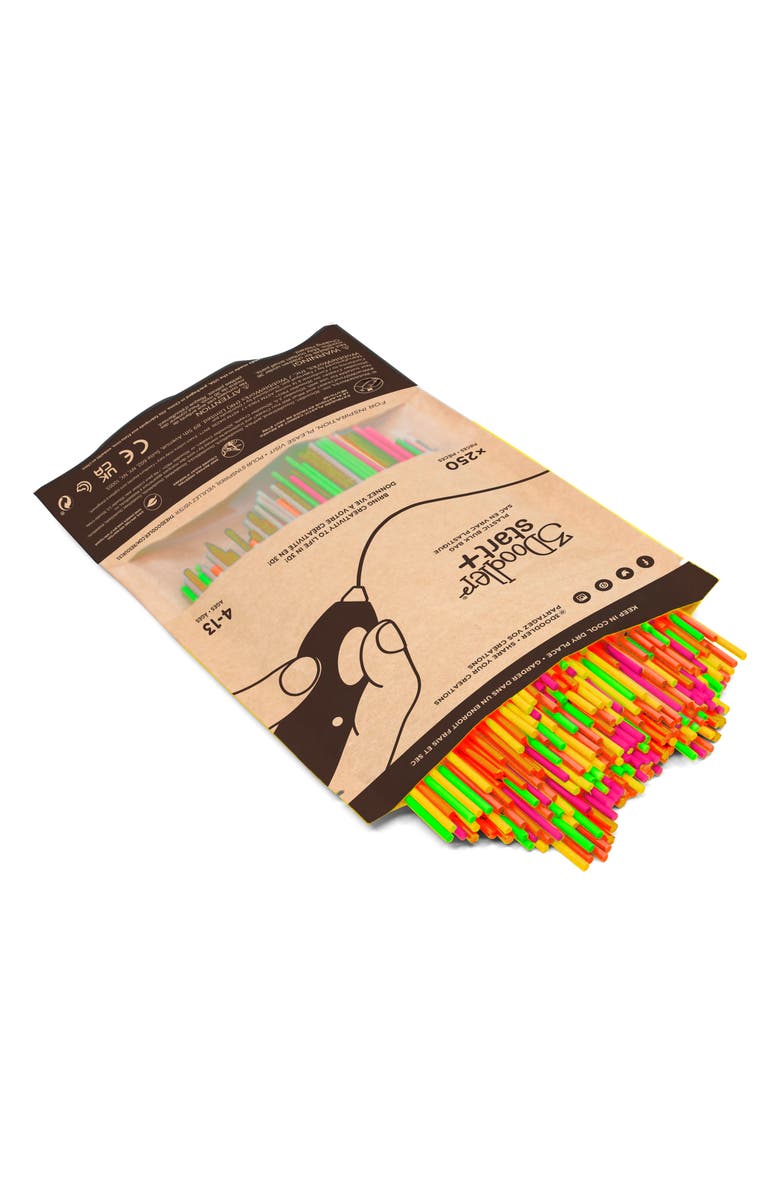 3Doodler Neon 250-Pack Start+ Eco Filament Strands, Alternate, color, 