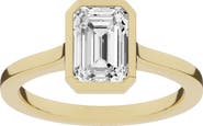 Jennifer Fisher 18K Gold Emerald Cut Lab Created Diamond Solitaire Ring - 2.0 ctw