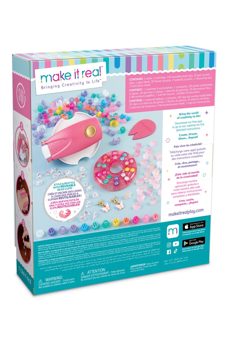 Snap 'N Glam™ Hair Styling Set, Alternate, color, PINK ASSORTED/ MULTI