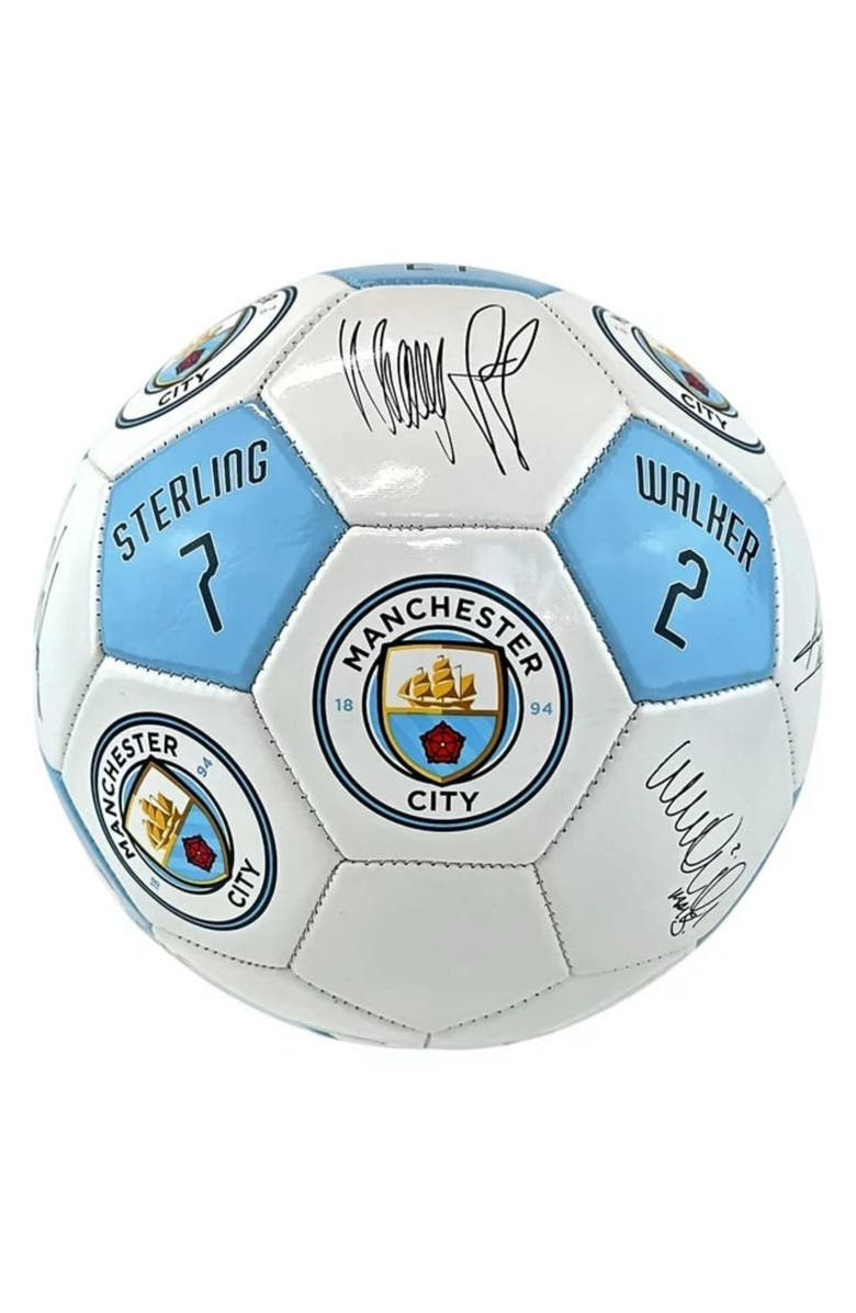 Pro Ball Manchester City Player Signatures Soccer Ball Size 5, Alternate, color, 