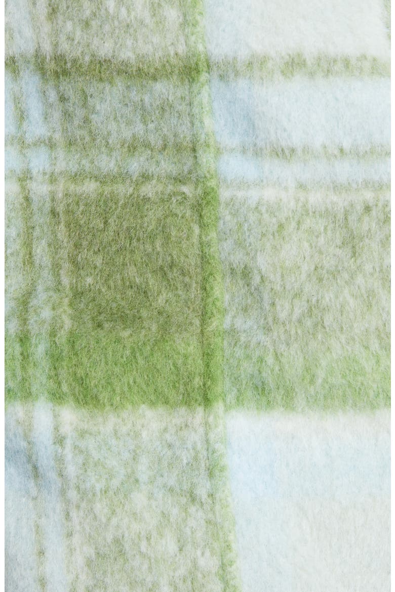 Plaid Long Shacket, Alternate, color, LUCKY CHARM